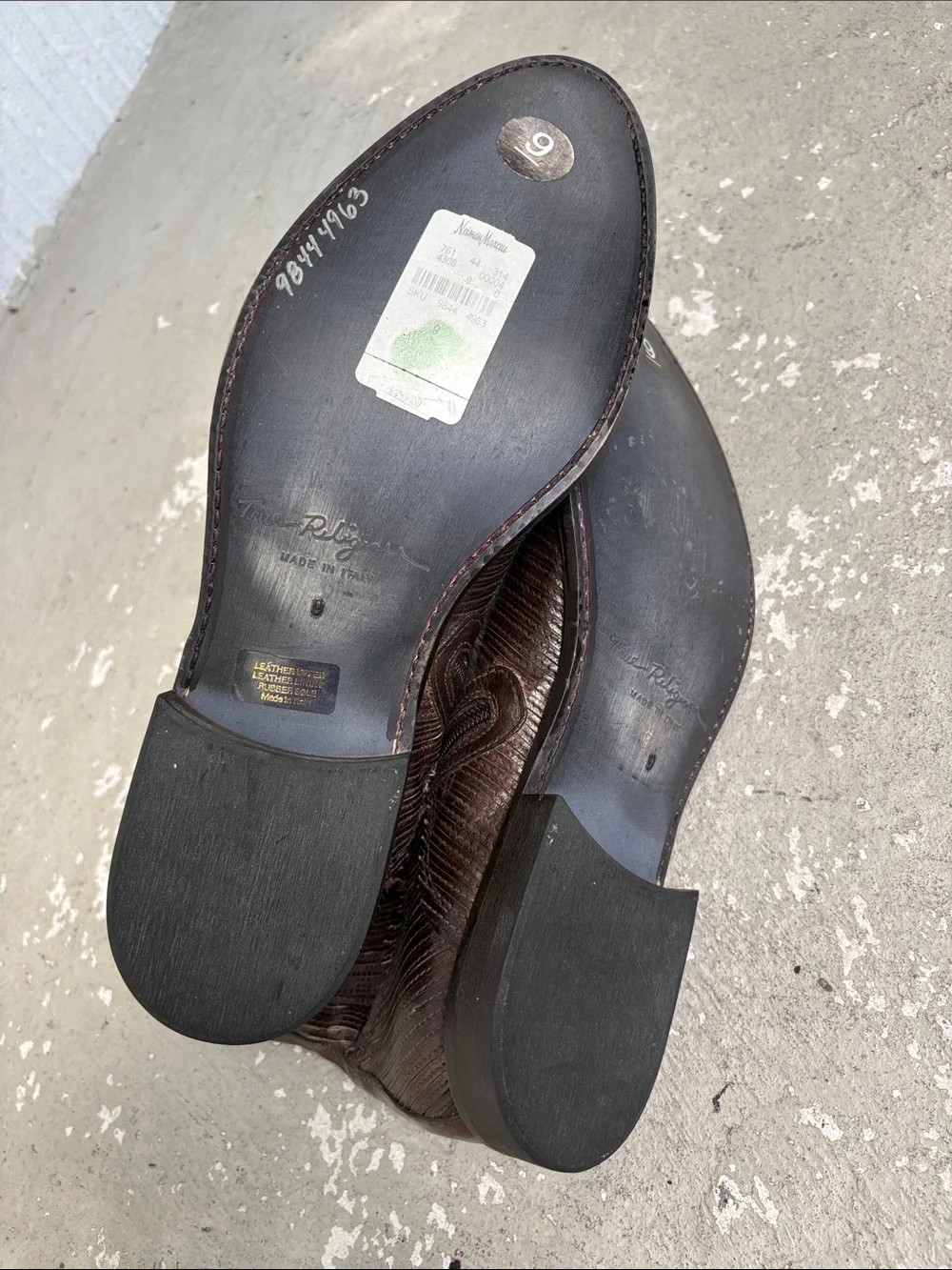 Vintage true religion ankle leather boots